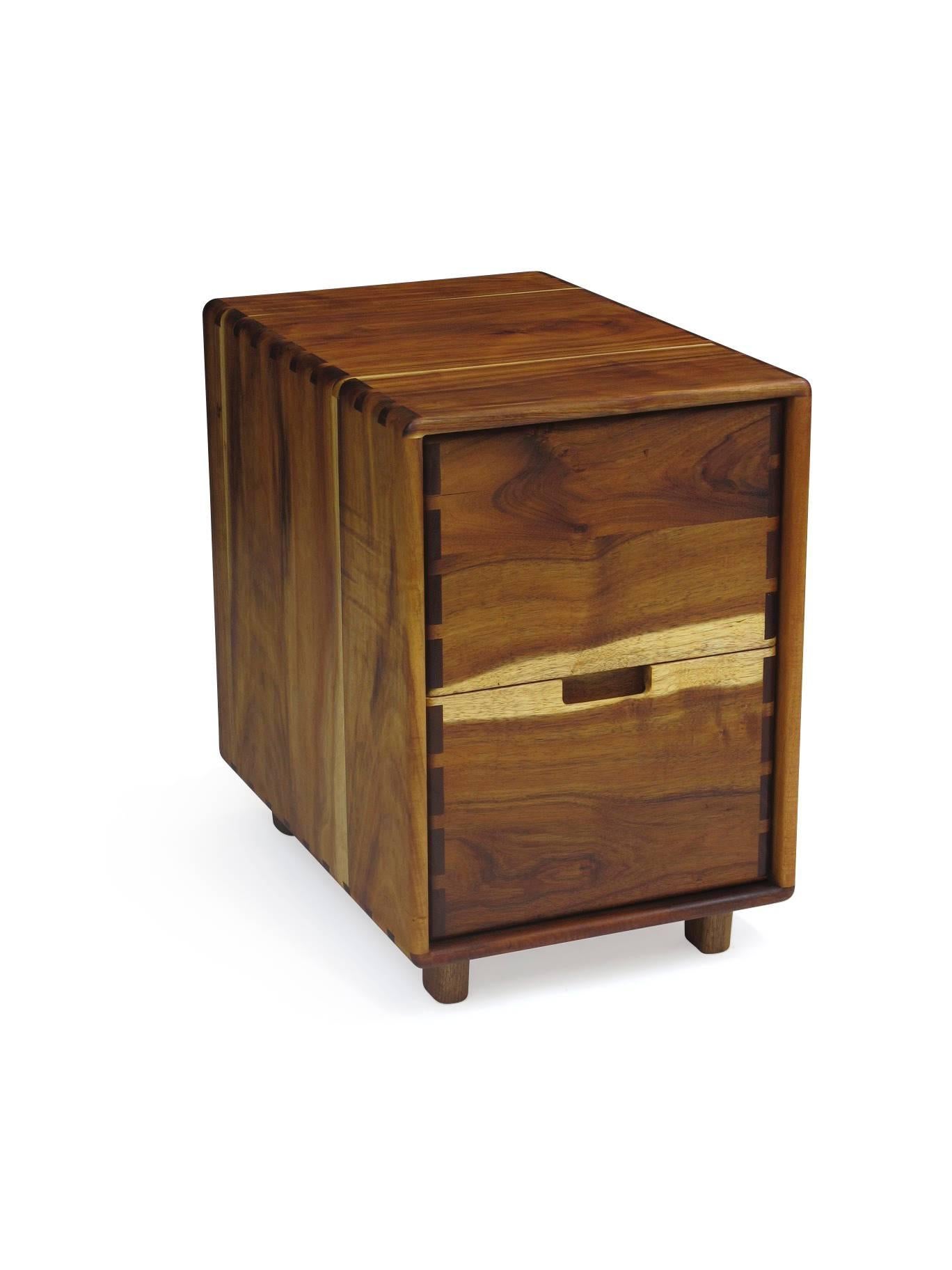 Mid-Century Modern Jim Sweeney Koa Filing Cabinets
