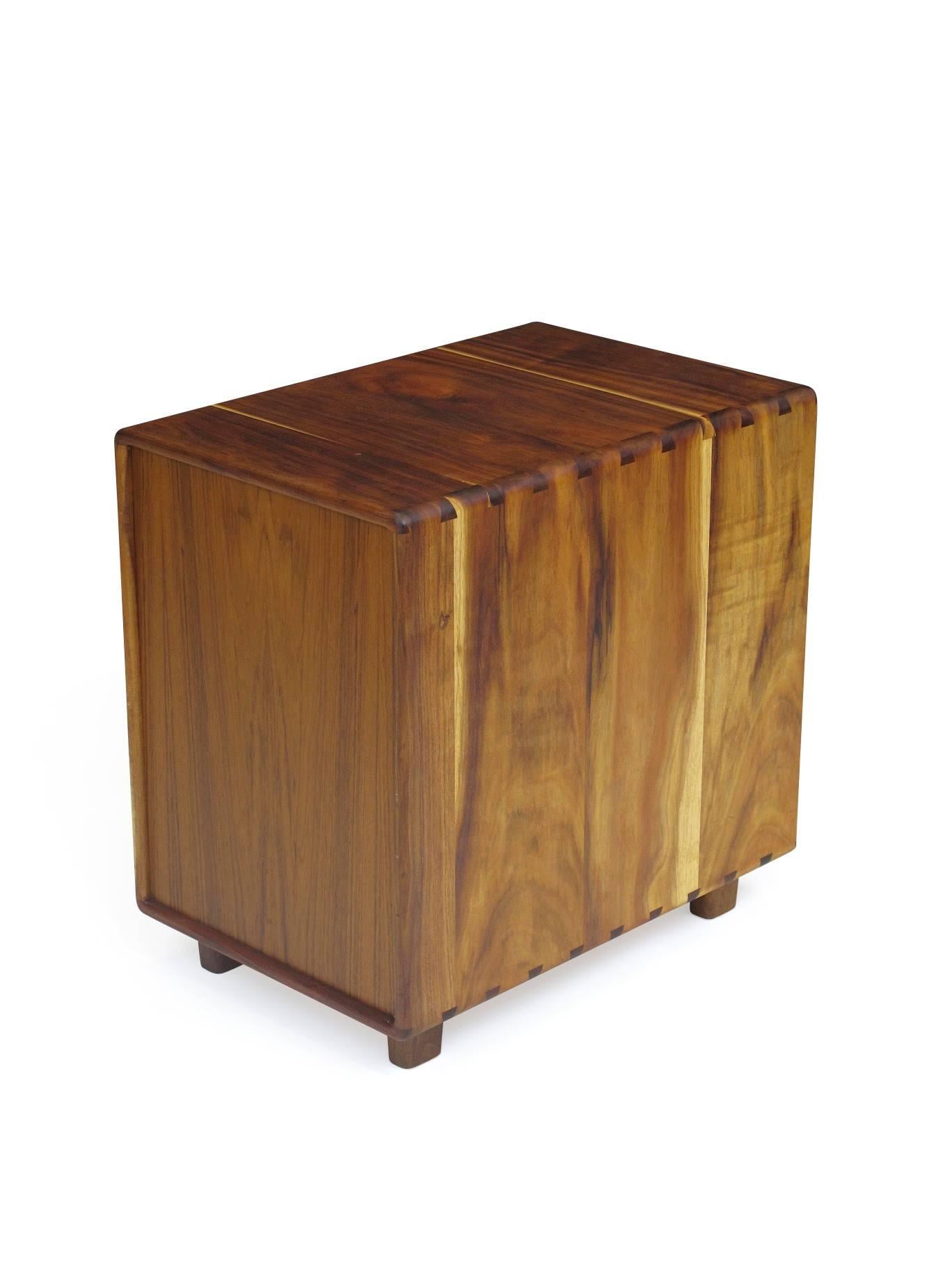 American Jim Sweeney Koa Filing Cabinets