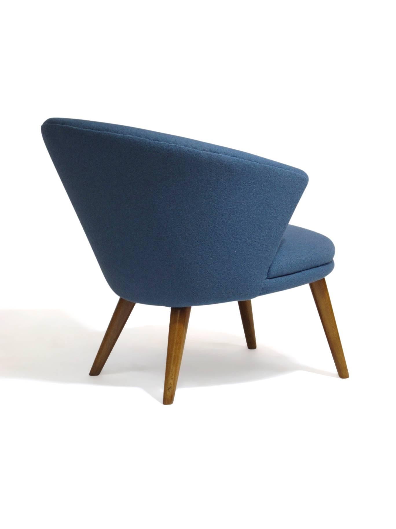 Oiled Mid-Century Scandinavian Lounge Chair