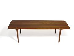 Table basse danoise fabriquée en teck massif