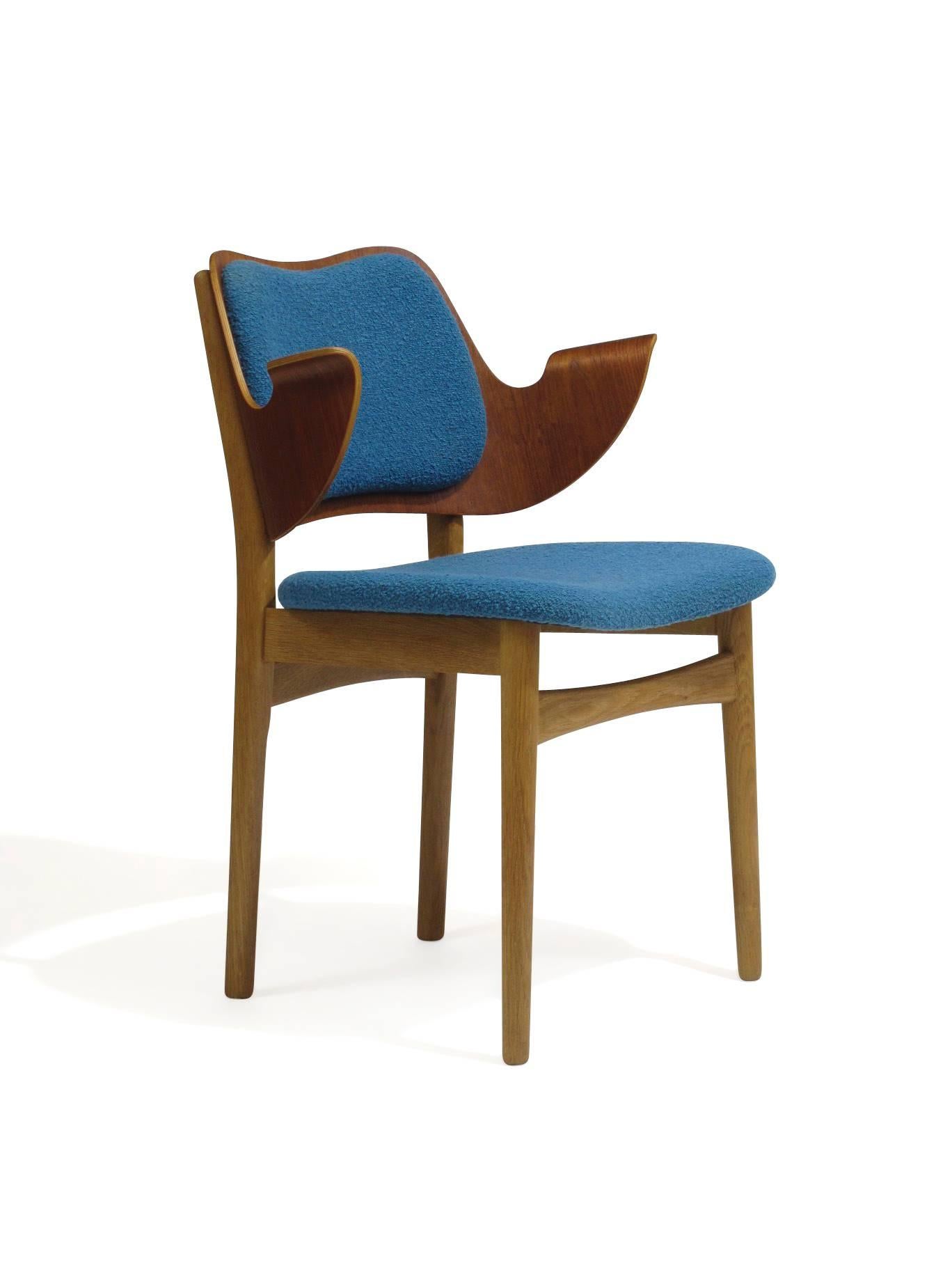 Hans Olsen Danish Chair in Blue 2