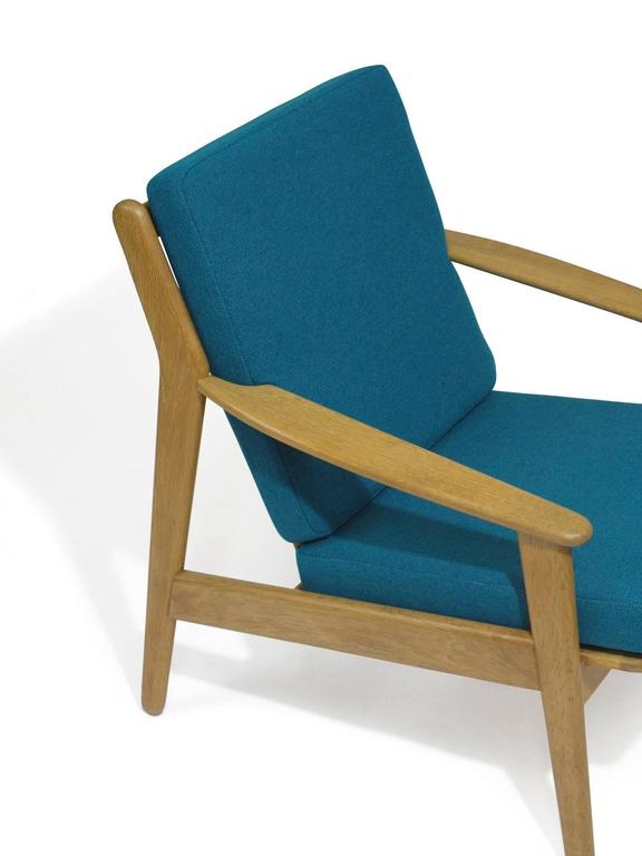 Poul Volther Danish Oak Lounge Chair For Sale 1