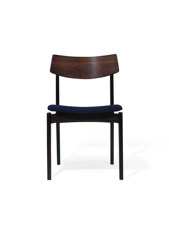 Solid Rosewood Danish Chairs For Sale at 1stDibs
