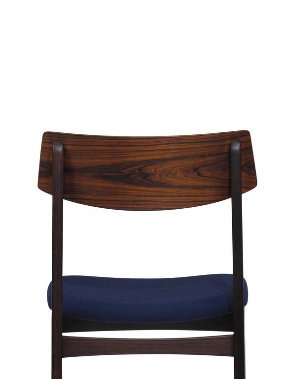 Solid Rosewood Danish Chairs For Sale at 1stDibs