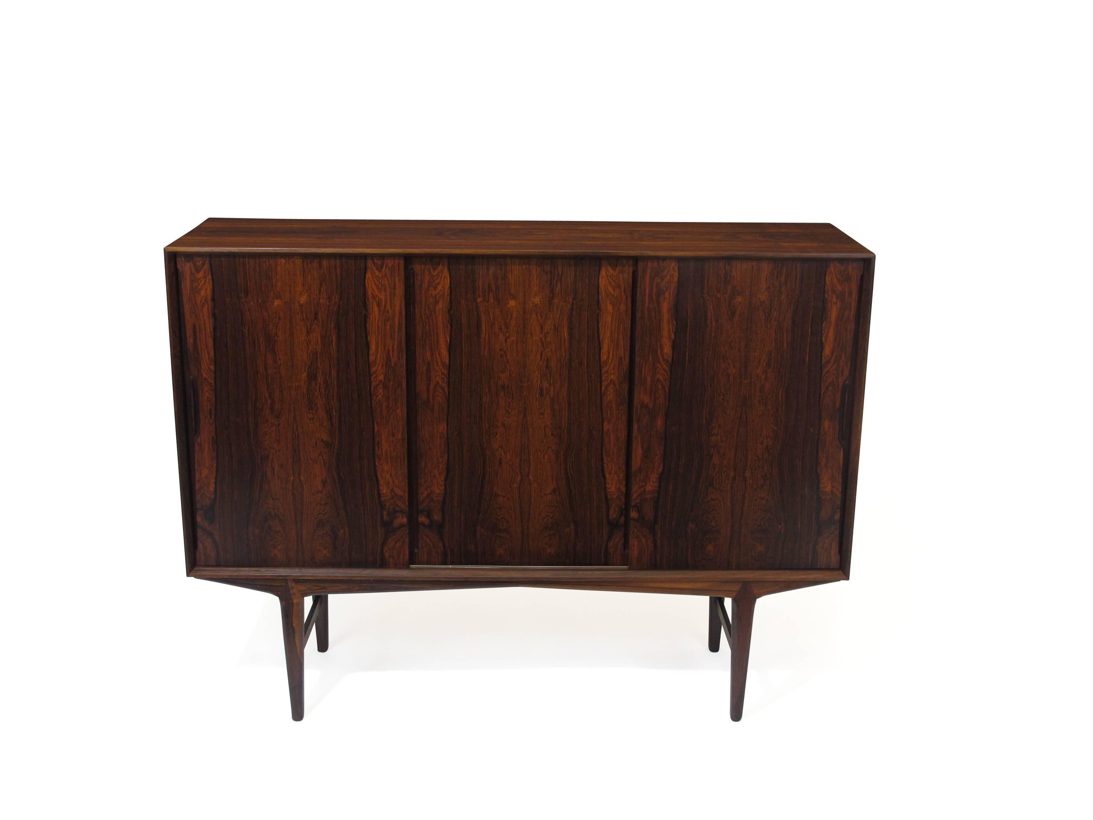 Mid-Century Danish Rosewood Sideboard In Excellent Condition In Oakland, CA