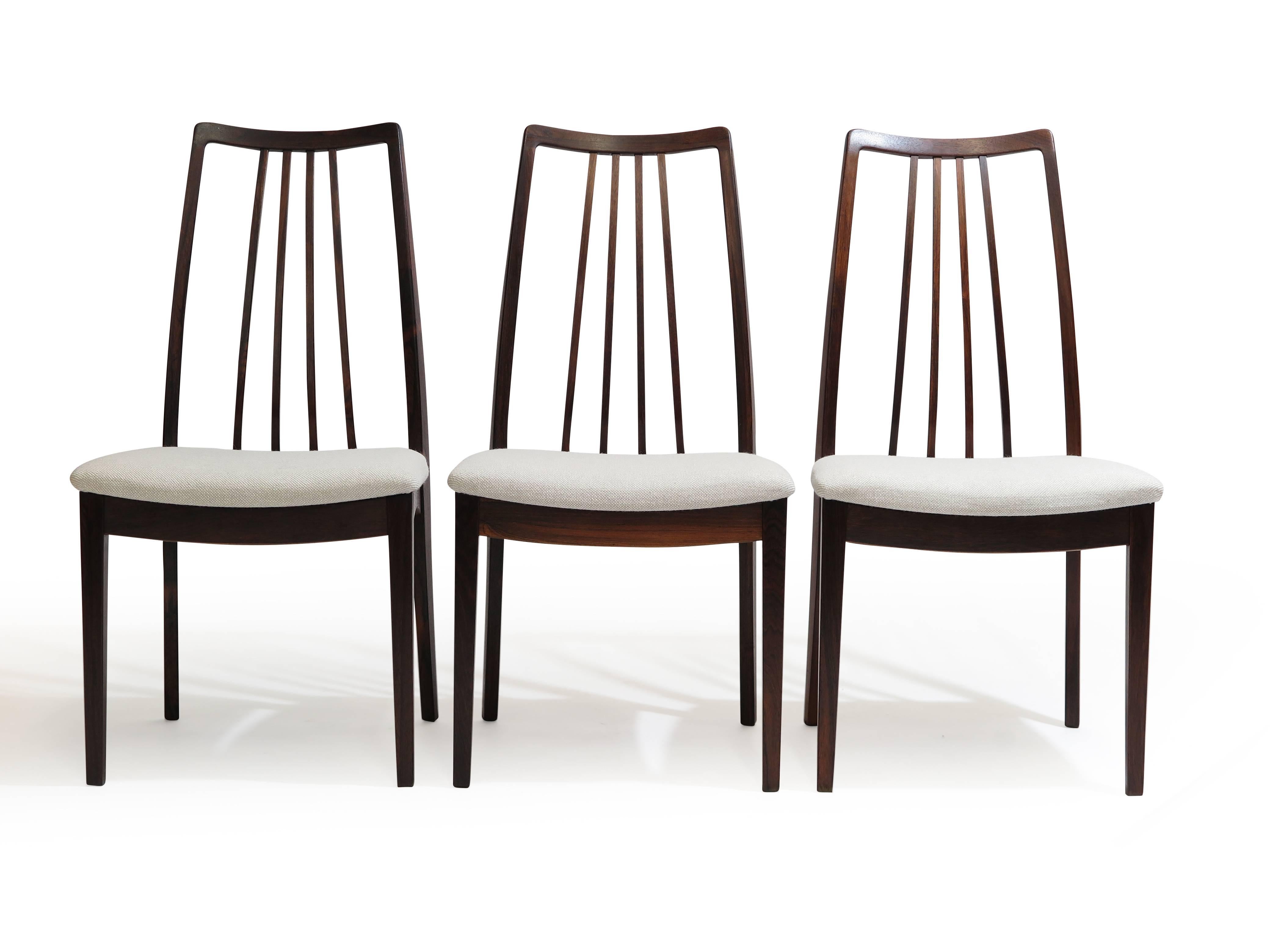  Kofod Larsen Danish Rosewood Dining Chairs  3