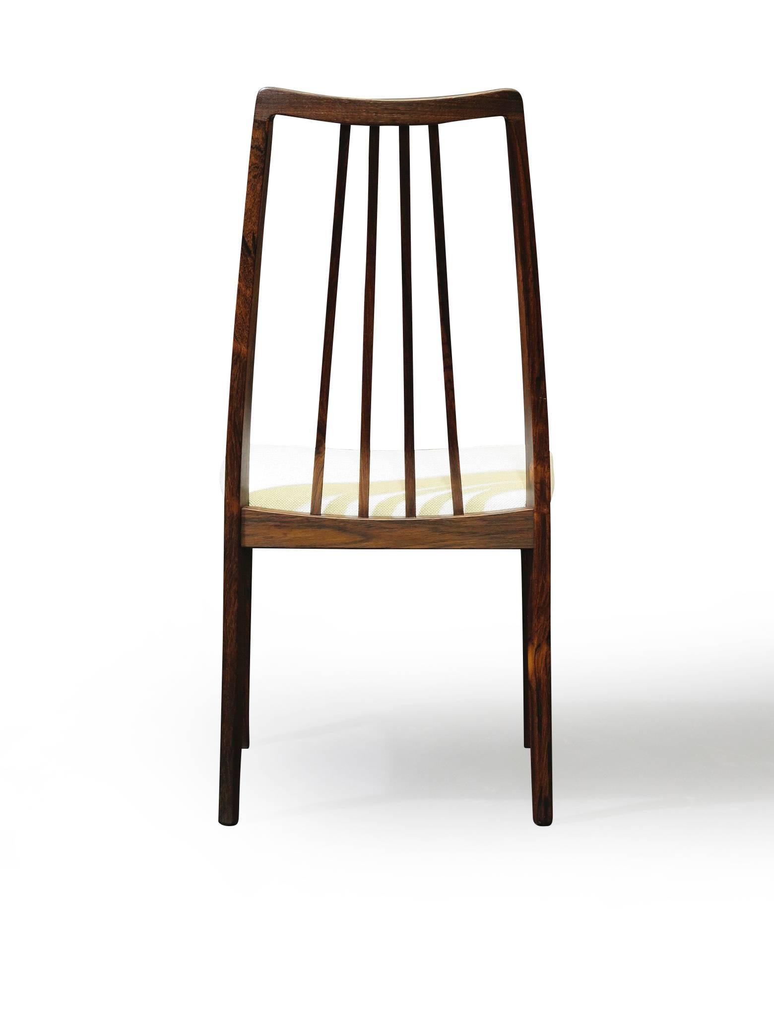Oiled  Kofod Larsen Danish Rosewood Dining Chairs 