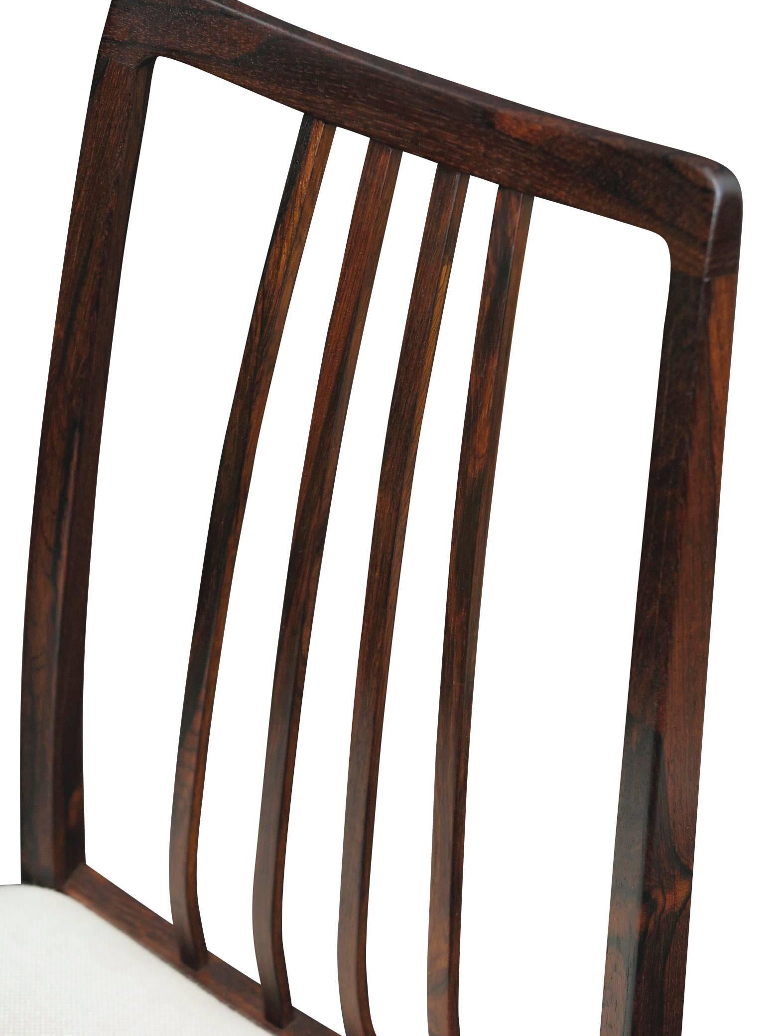  Kofod Larsen Danish Rosewood Dining Chairs  1