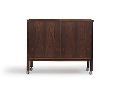 Midcentury Danish Rosewood Bar Cabinet by Niels Erik Glasdam Jensen