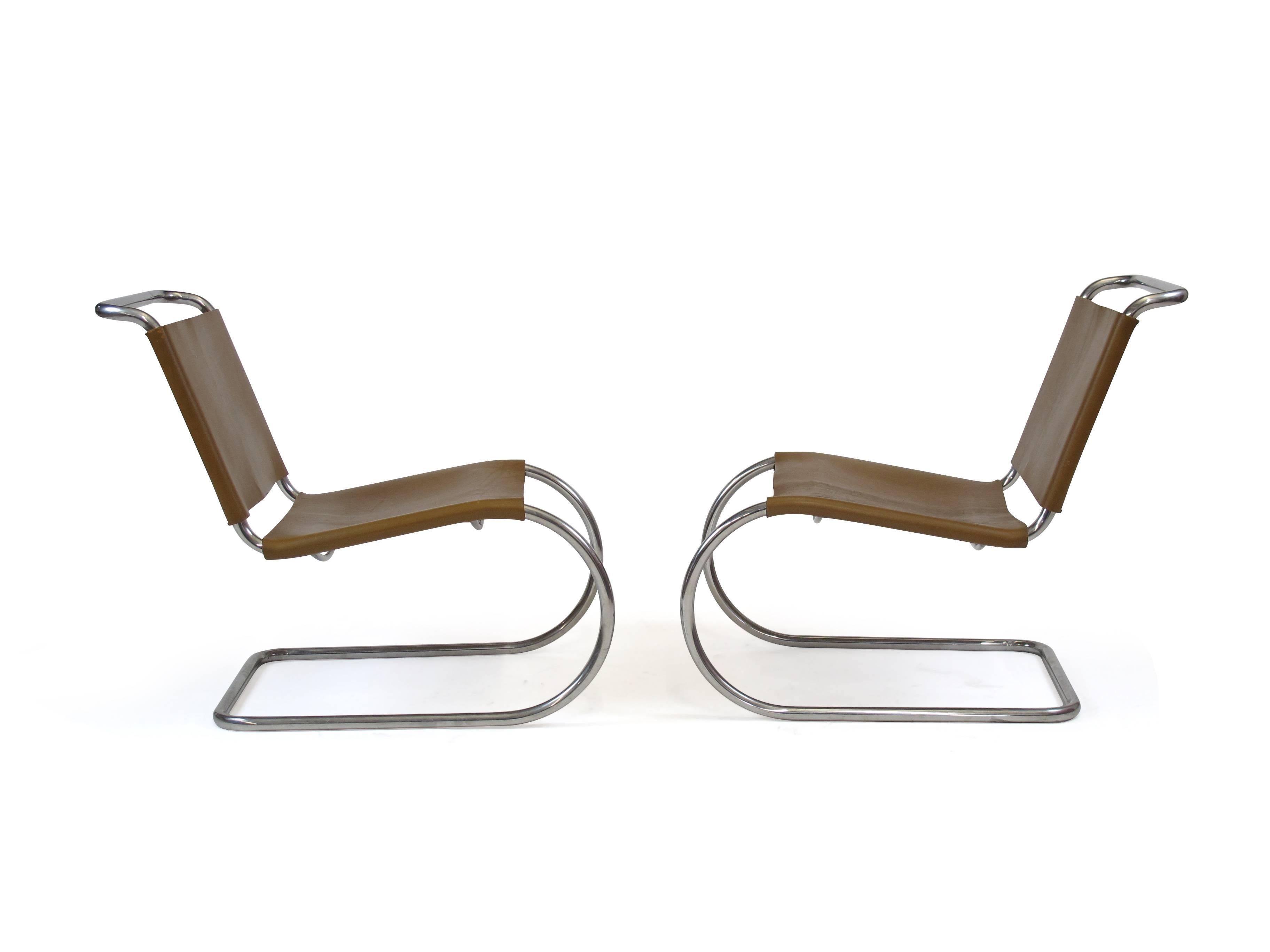 American  Mies van der Rohe MR Lounge Chairs for Knoll