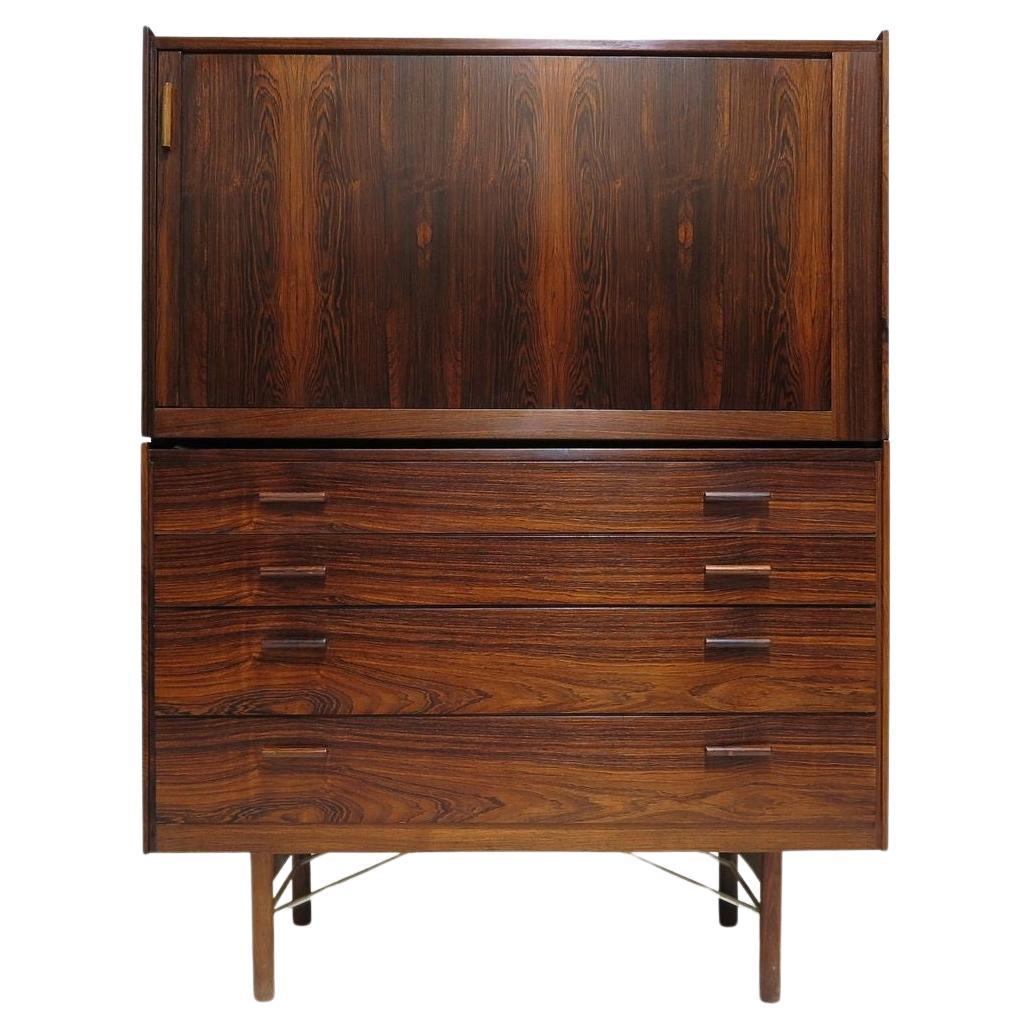 Ib Kofod Larsen for Brandi Moblefabrik Rosewood Cabinet For Sale