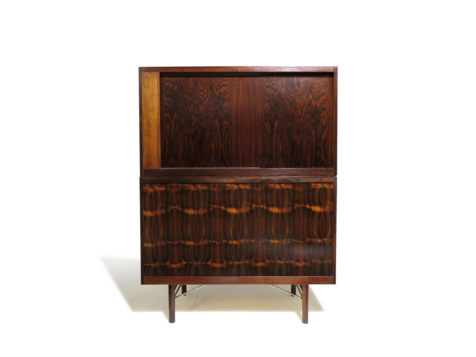 Ib Kofod Larsen for Brandi Moblefabrik Rosewood Cabinet For Sale 4