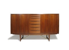 Buffet en teck de style « mid-century » conçu par Kurt Østervig pour Brande Møbelfabrik, Danemark, 1956