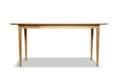Signed Custom Bird’s-Eye Maple Console Table with Ebony Exposed Joinery