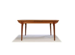 Harry Østergaard Danish Teak Draw-Leaf Extension Dining Table, circa 1960