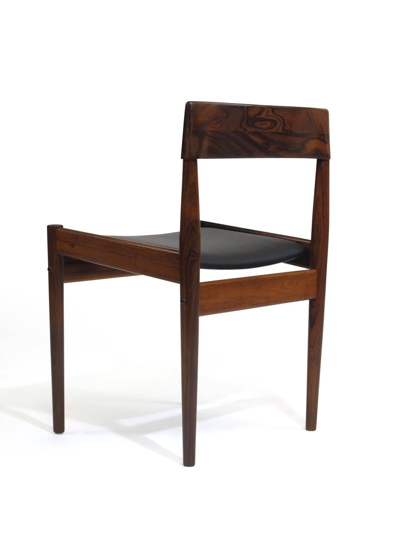 20th Century 10 Grete Jalk for P. Jeppesens Mid-century Danish Rosewood Danish Dining Chairs