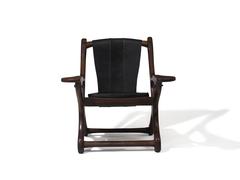 Sedia Swinger Don Shoemaker in legno di cocobolo e palissandro