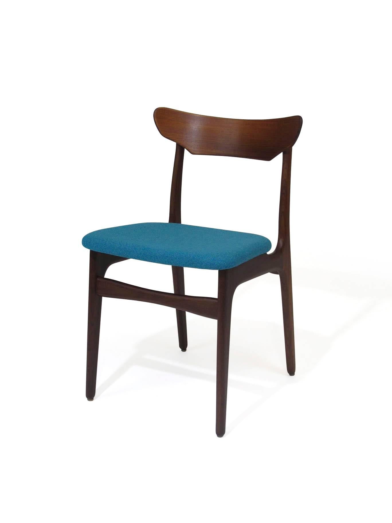 Scandinavian Modern Schionning & Elgaard Teak Danish Dining Chairs