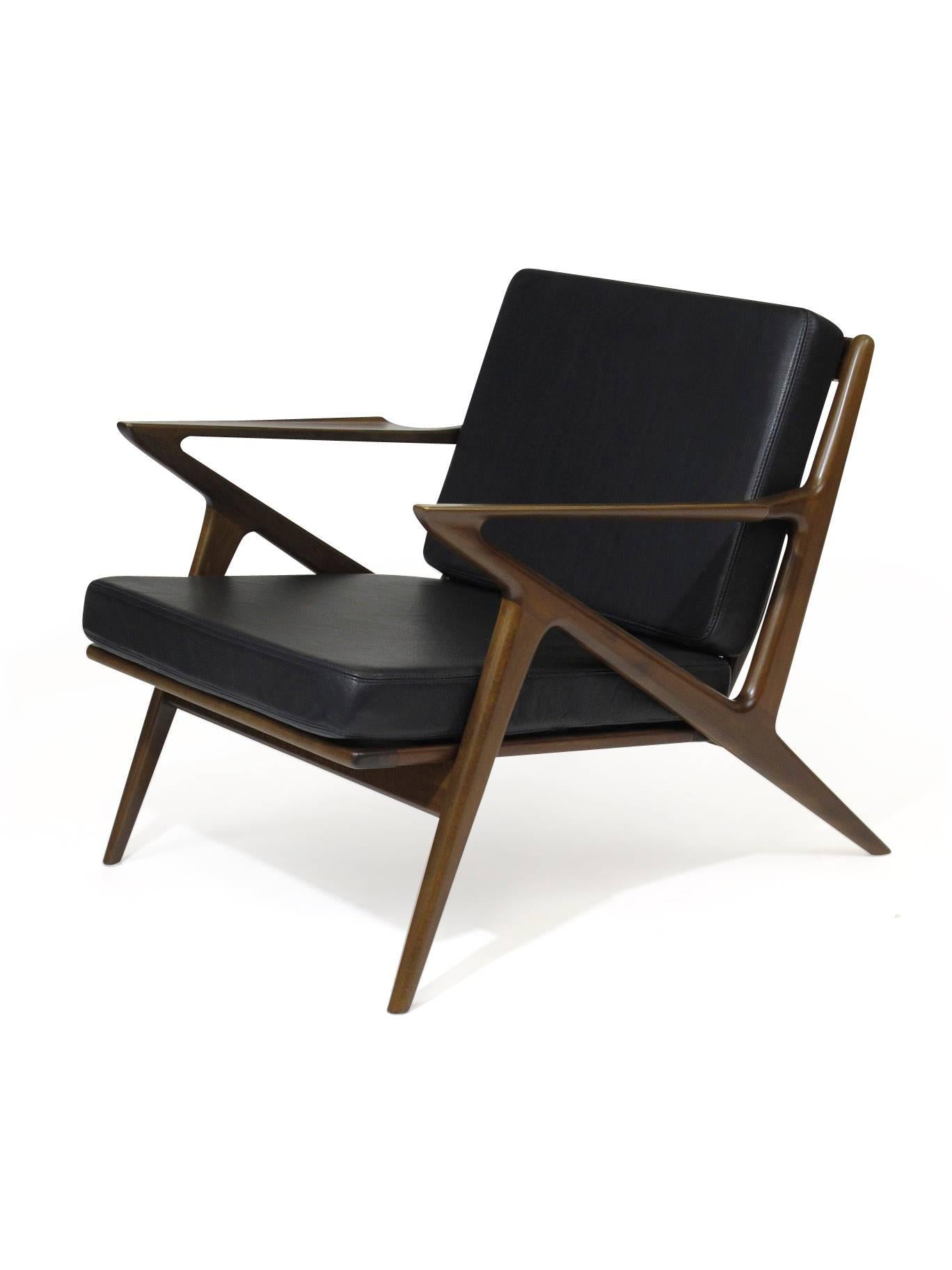 Pair of Midcentury Selig 'Z' Lounge Chairs by Poul Jensen 1