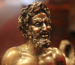 19th Century Italian Neoclassical Style Silver Sculptures Centaurs Model