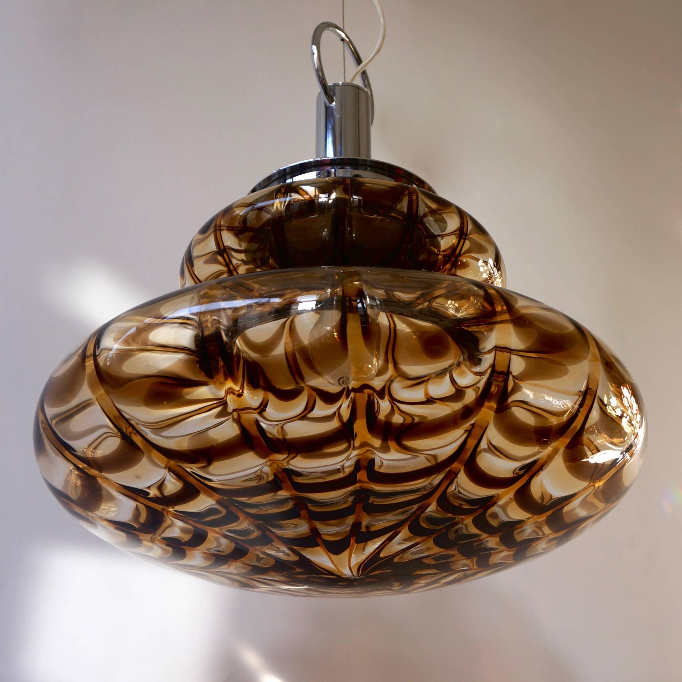 Lampe pendante en verre de Murano Excellent état - En vente à Antwerp, BE