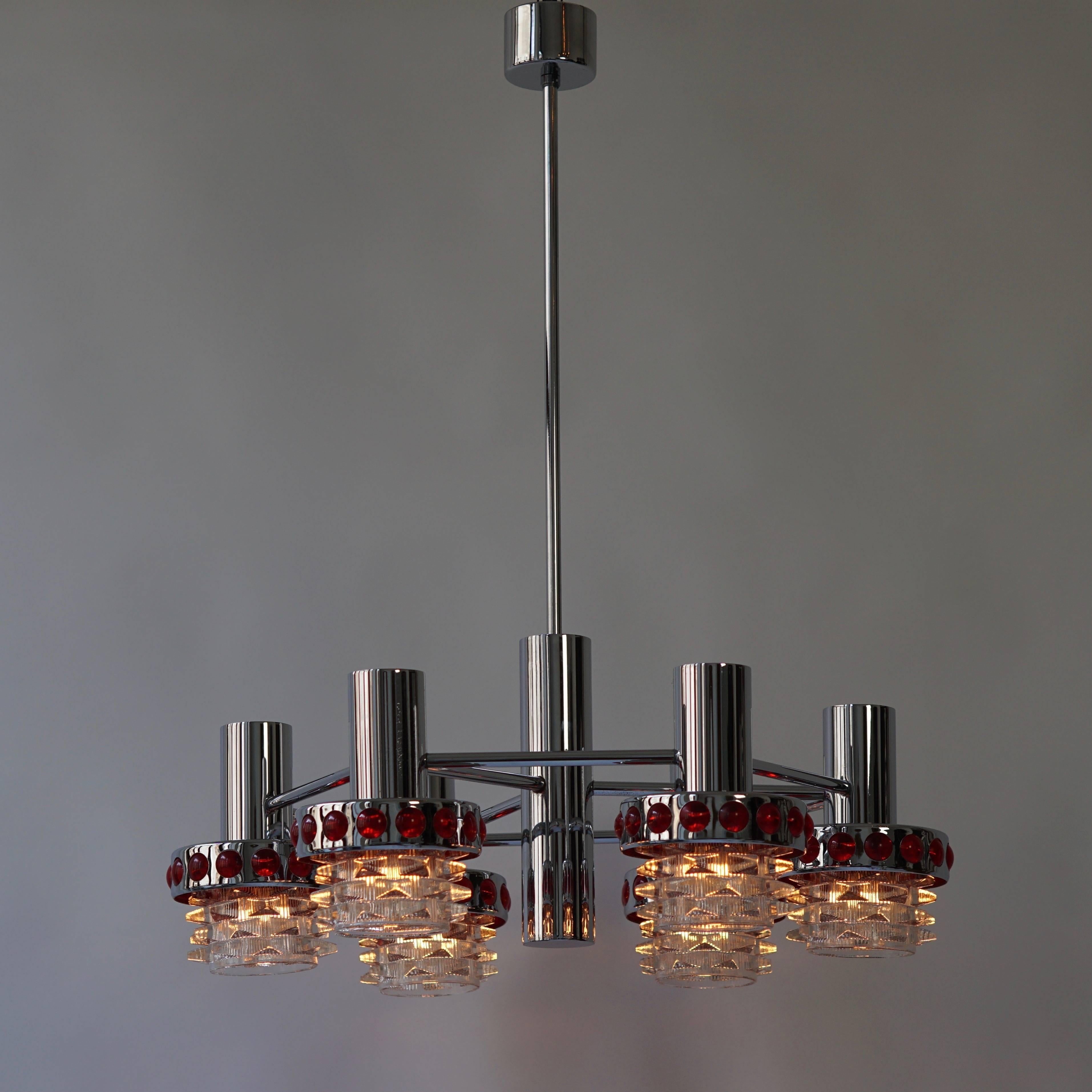 Italian Glass Chandelier 1