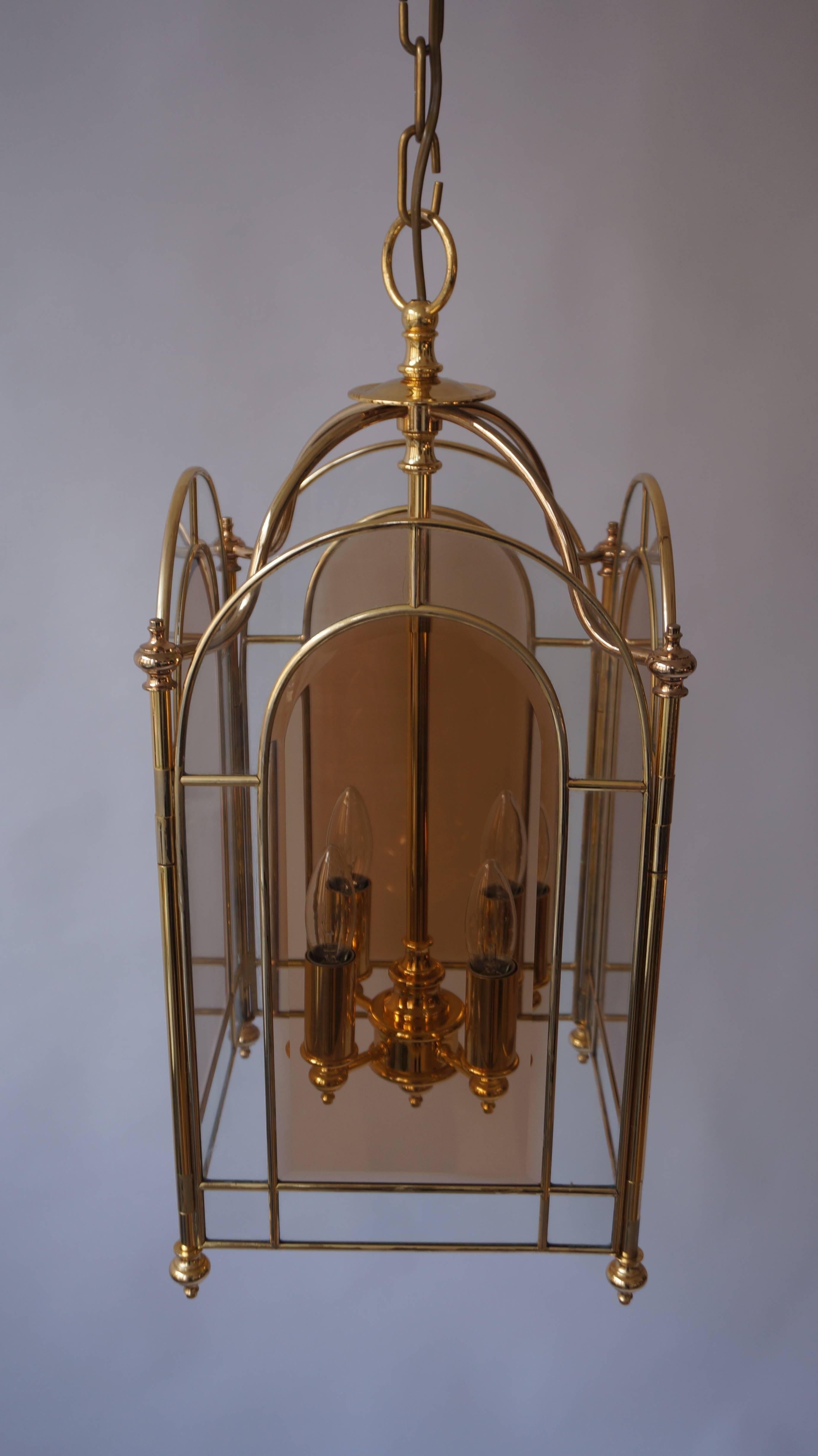 20th Century Italian Brass Lantern or Pendant Light