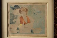 Peinture de Richard Ranft, Jeune femme et perroquets Costumes