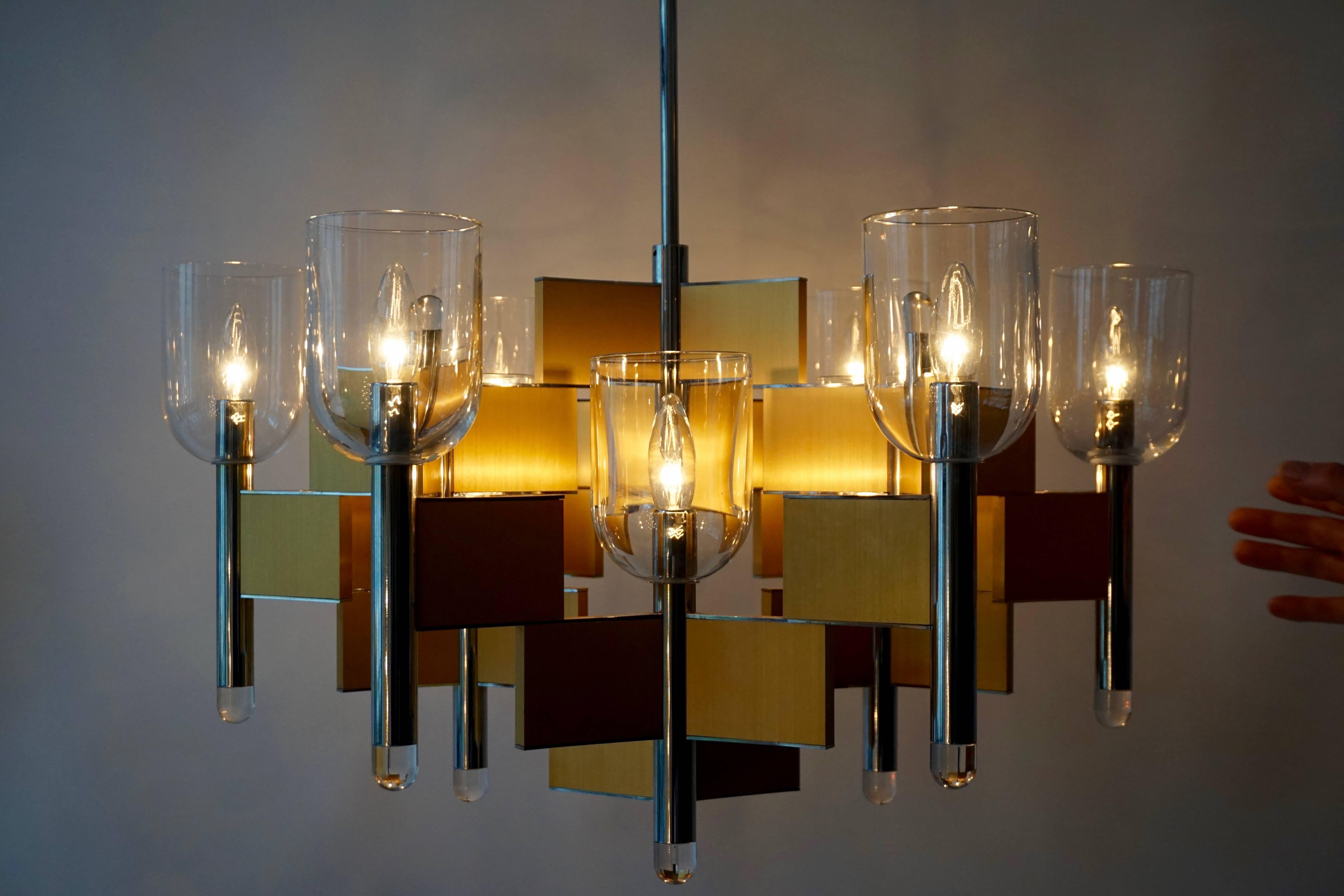 Metal Sciolari Chandelier