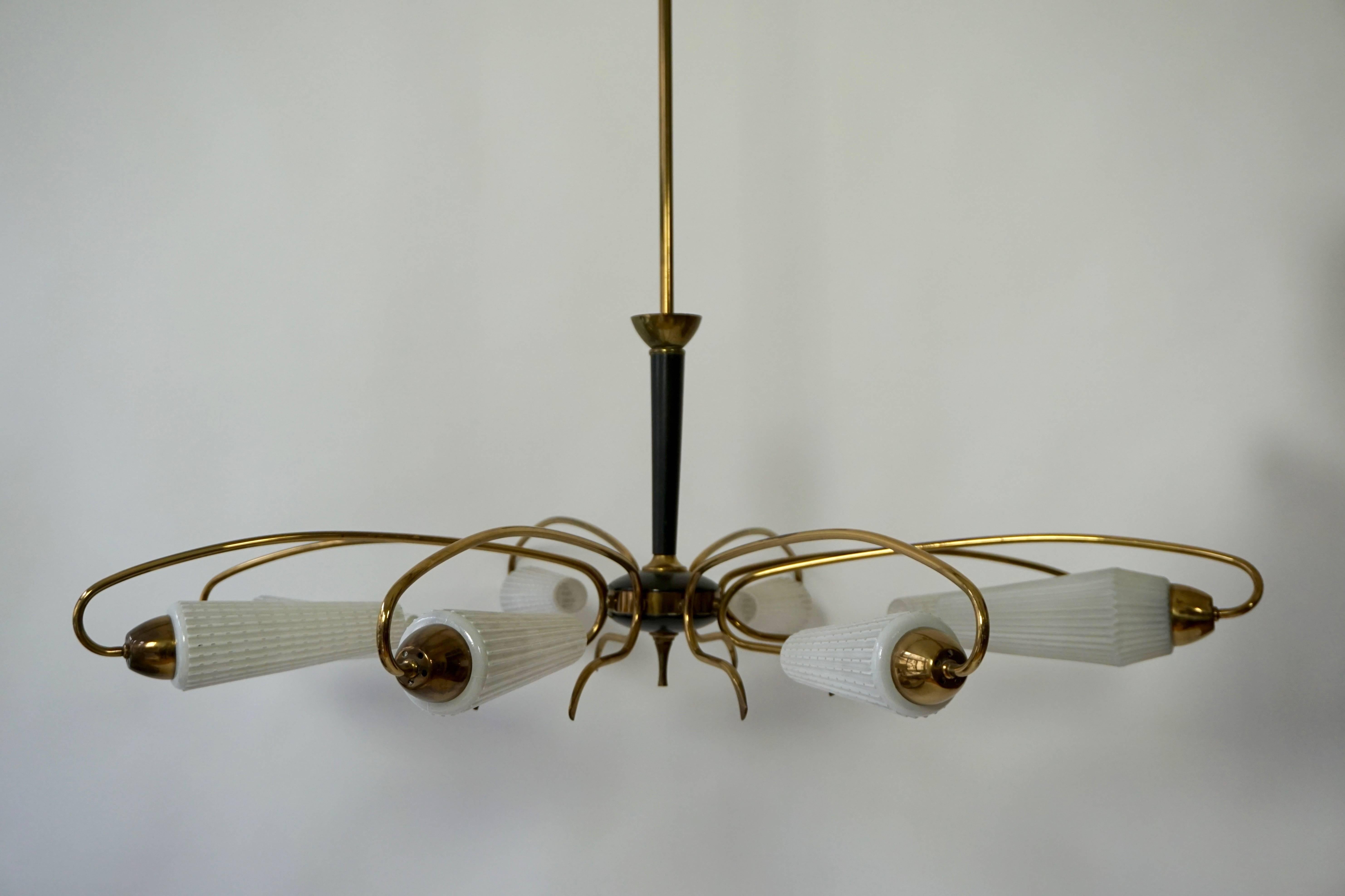 20th Century Large 1950s, Chandelier
