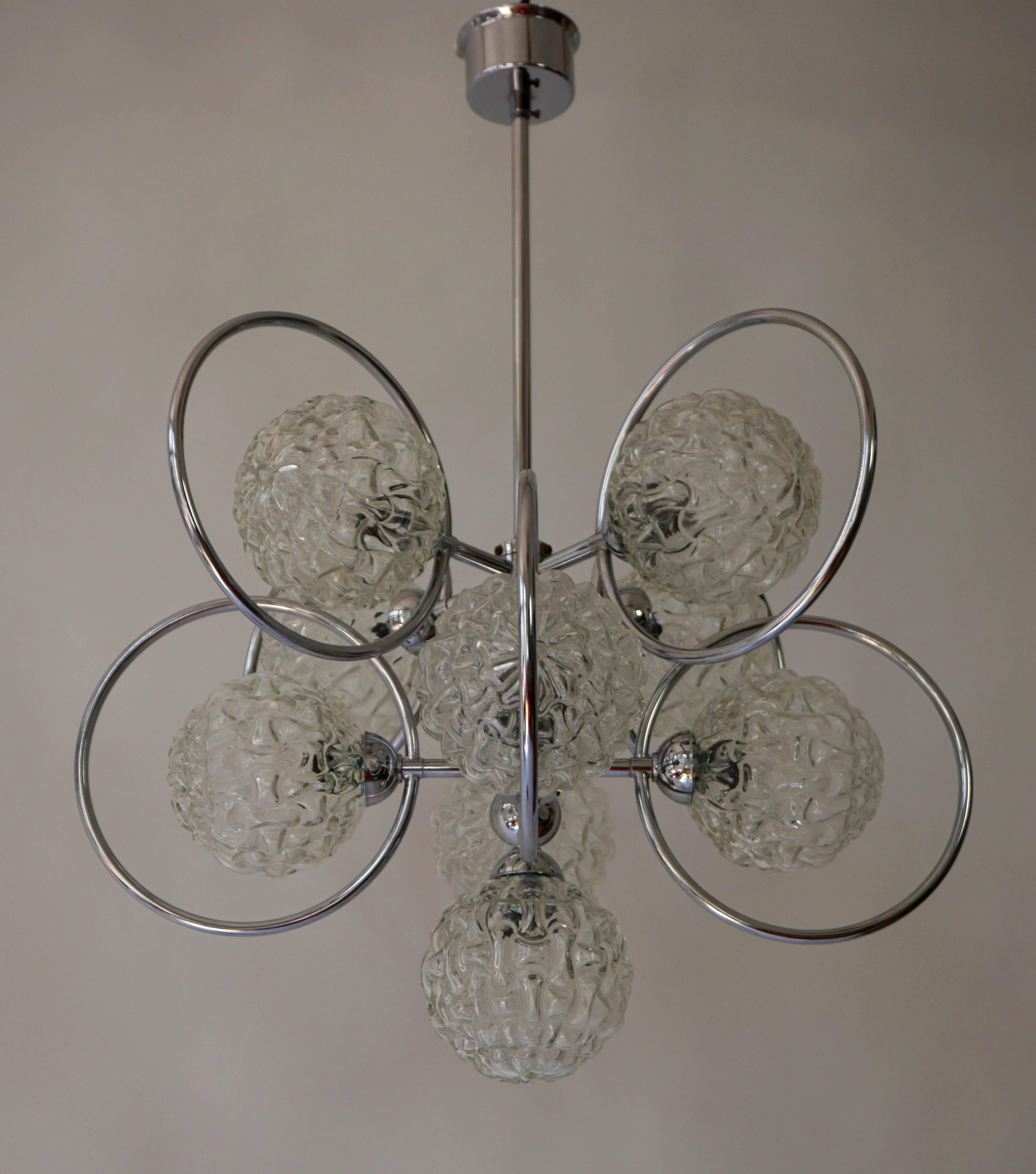 Italian Sputnik Chandelier For Sale