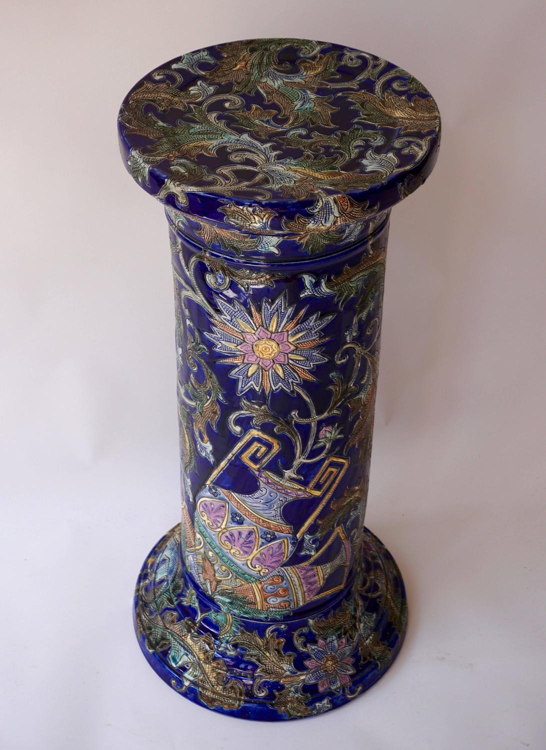 Ceramic Column For Sale at 1stdibs