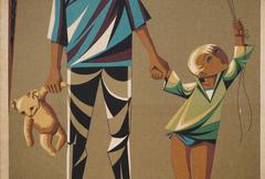 Large Screen Printing on Fabric by André Eijberg