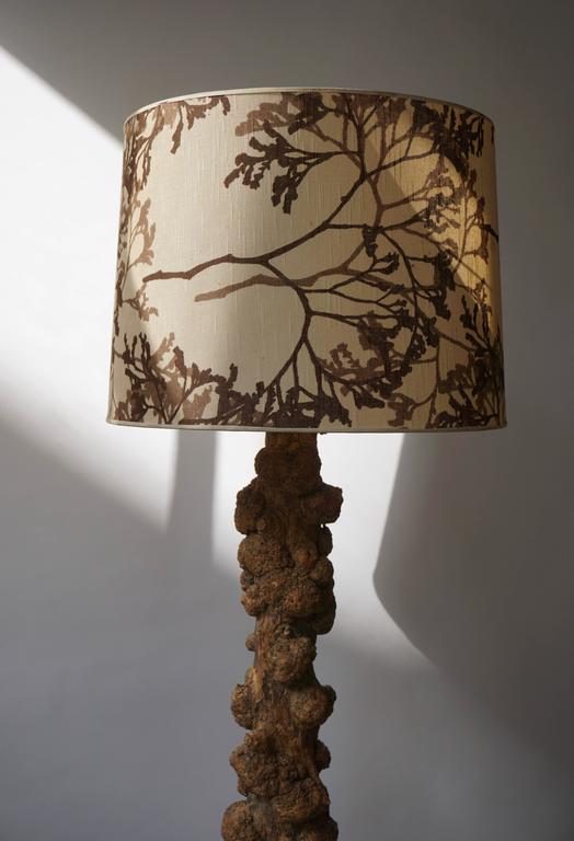tree trunk floor lamp