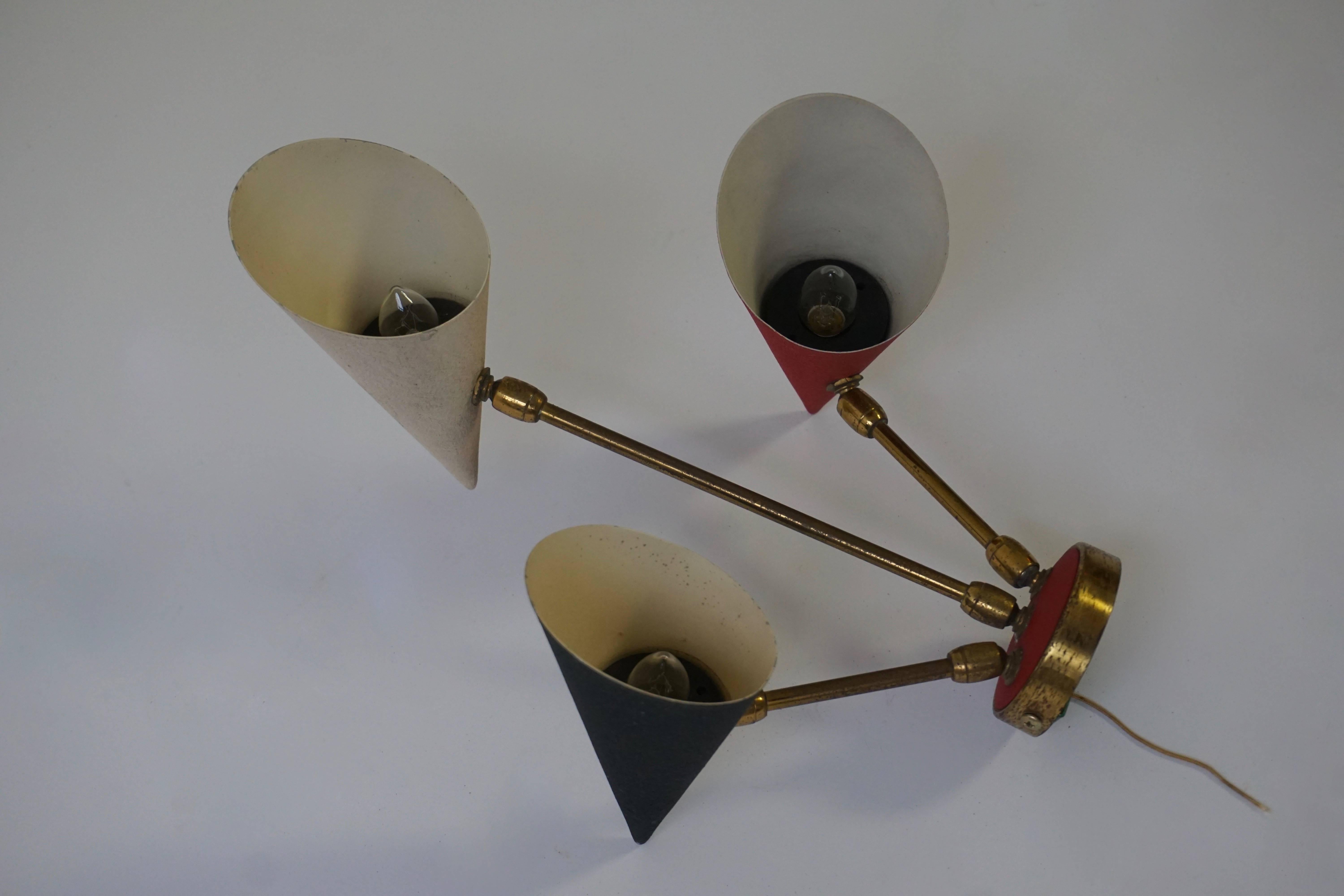 20th Century Pinocchio Wall or Ceiling Lamp For Sale