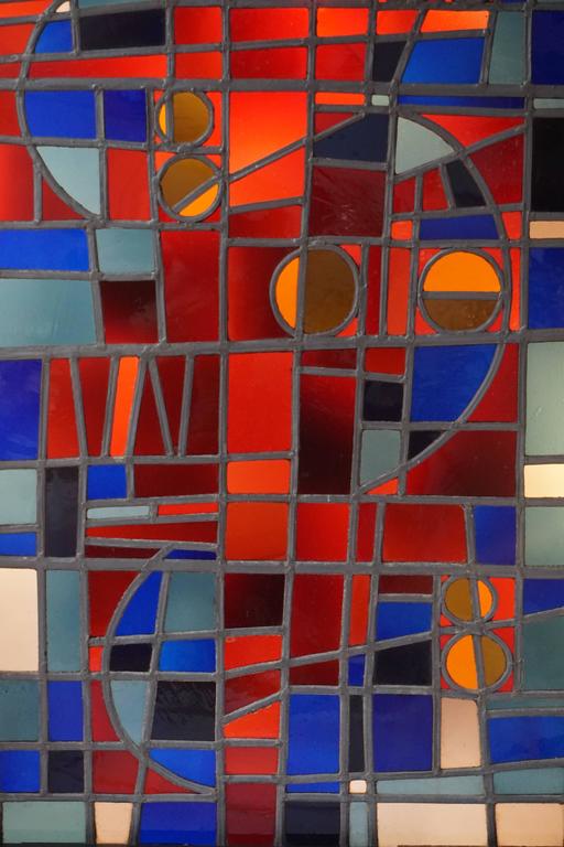 Large Stained Glass Window Panel at 1stDibs large stained glass panels, glass panels for sale