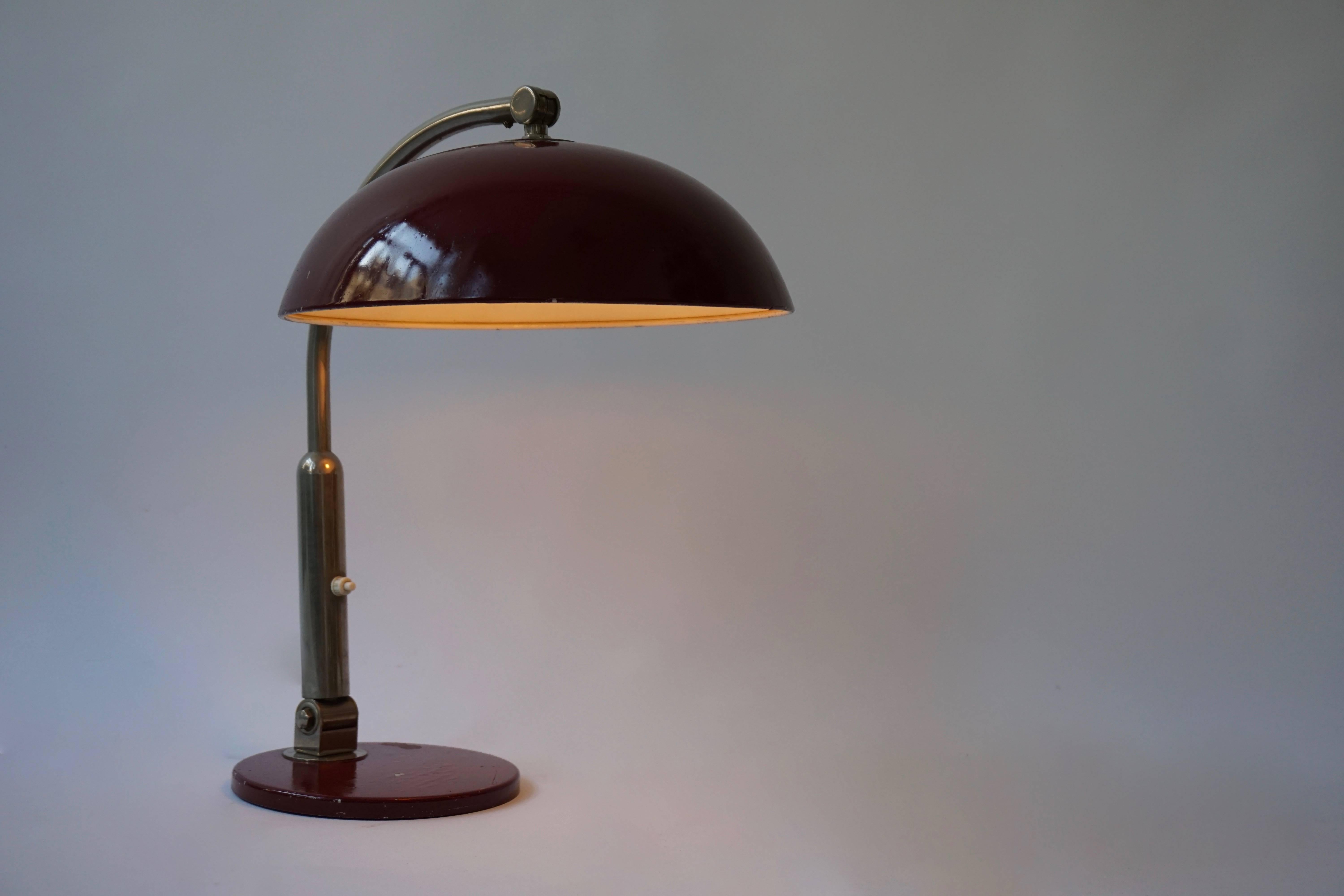 20ième siècle Lampe de bureau vintage du milieu du siècle en vente