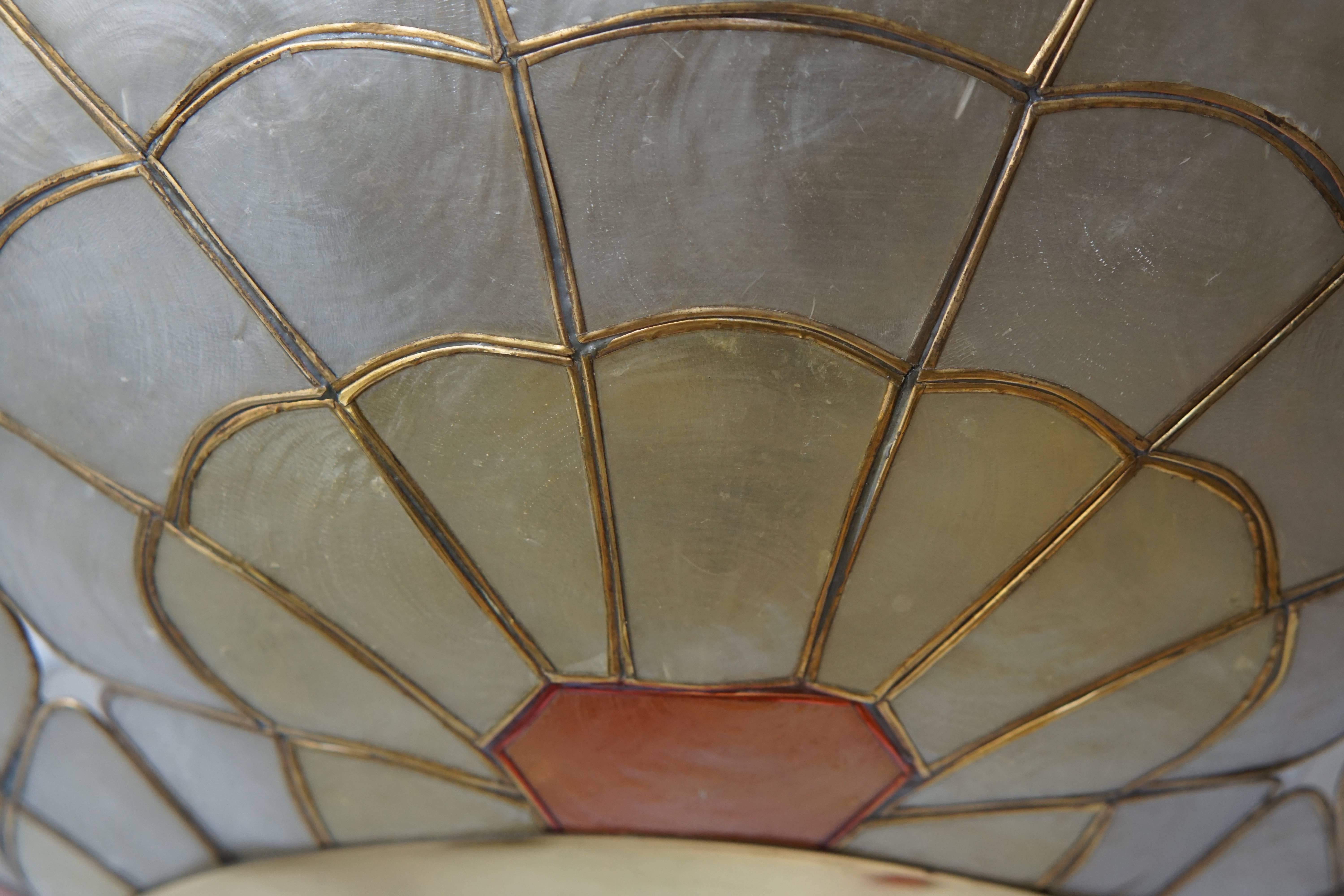 Brass Flush Mount or Wall Sconce 1