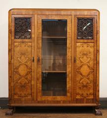 Art Deco Three-Door Armoire, circa 1930