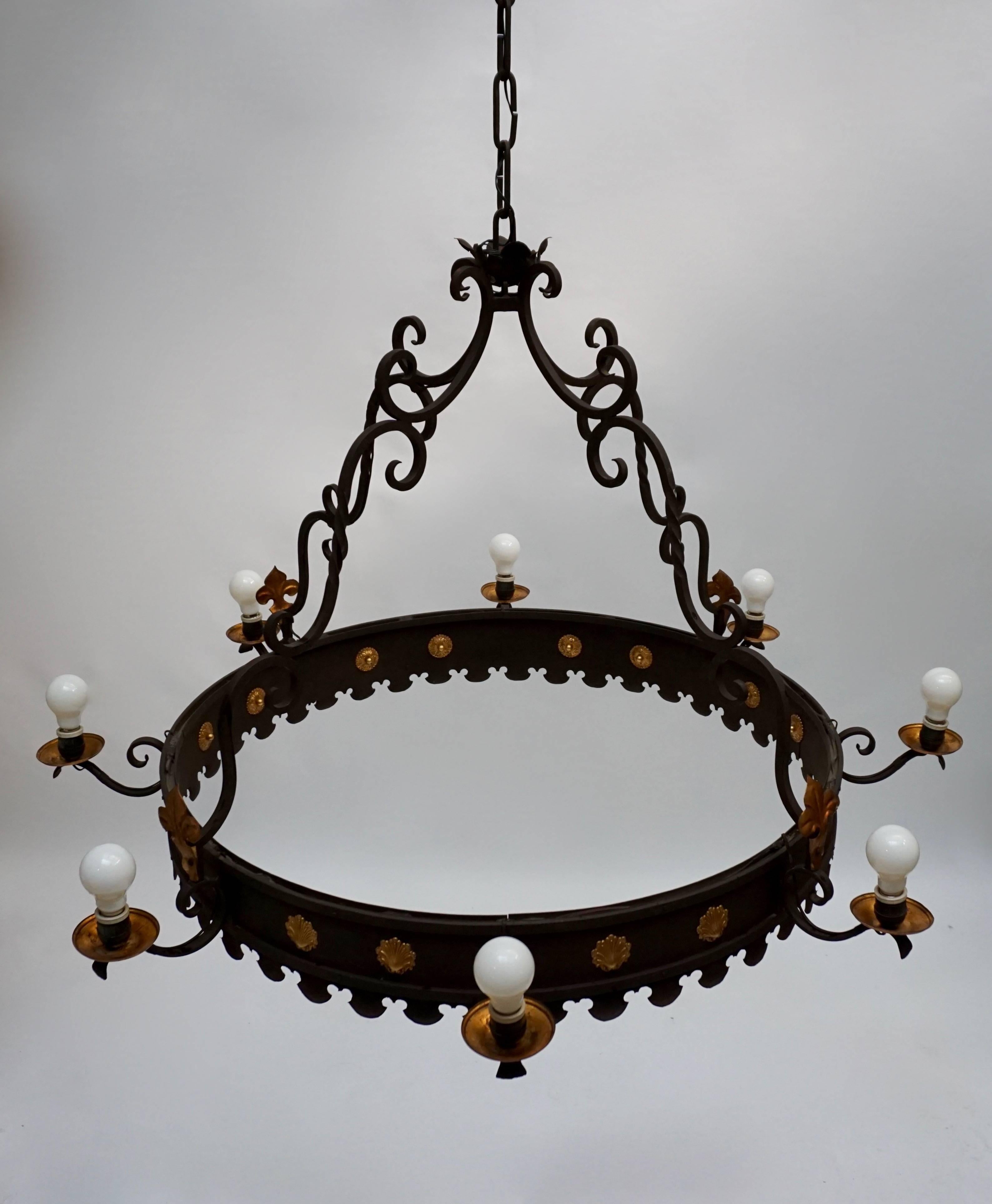 metal chandeliers for sale