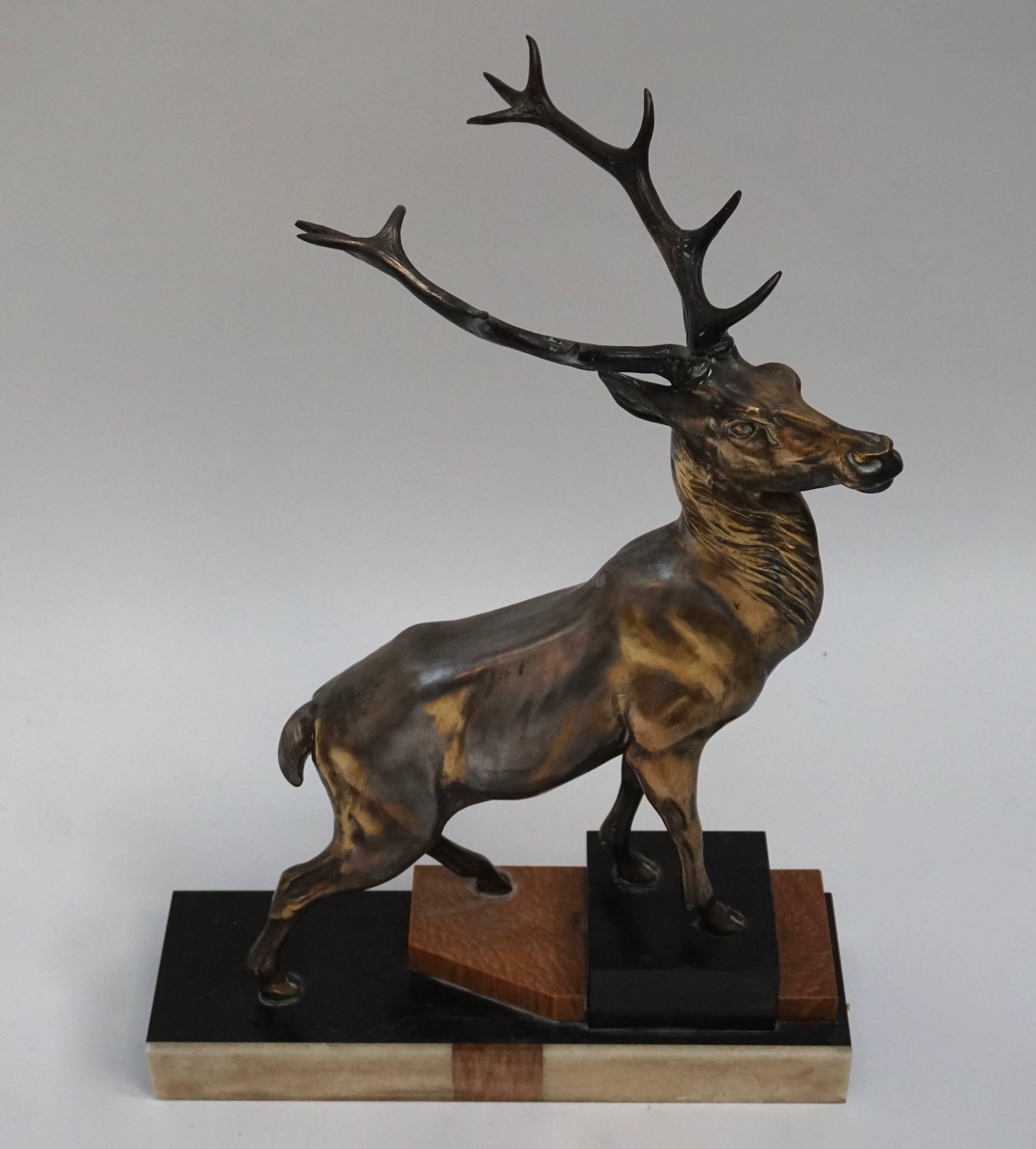 art nouveau deer