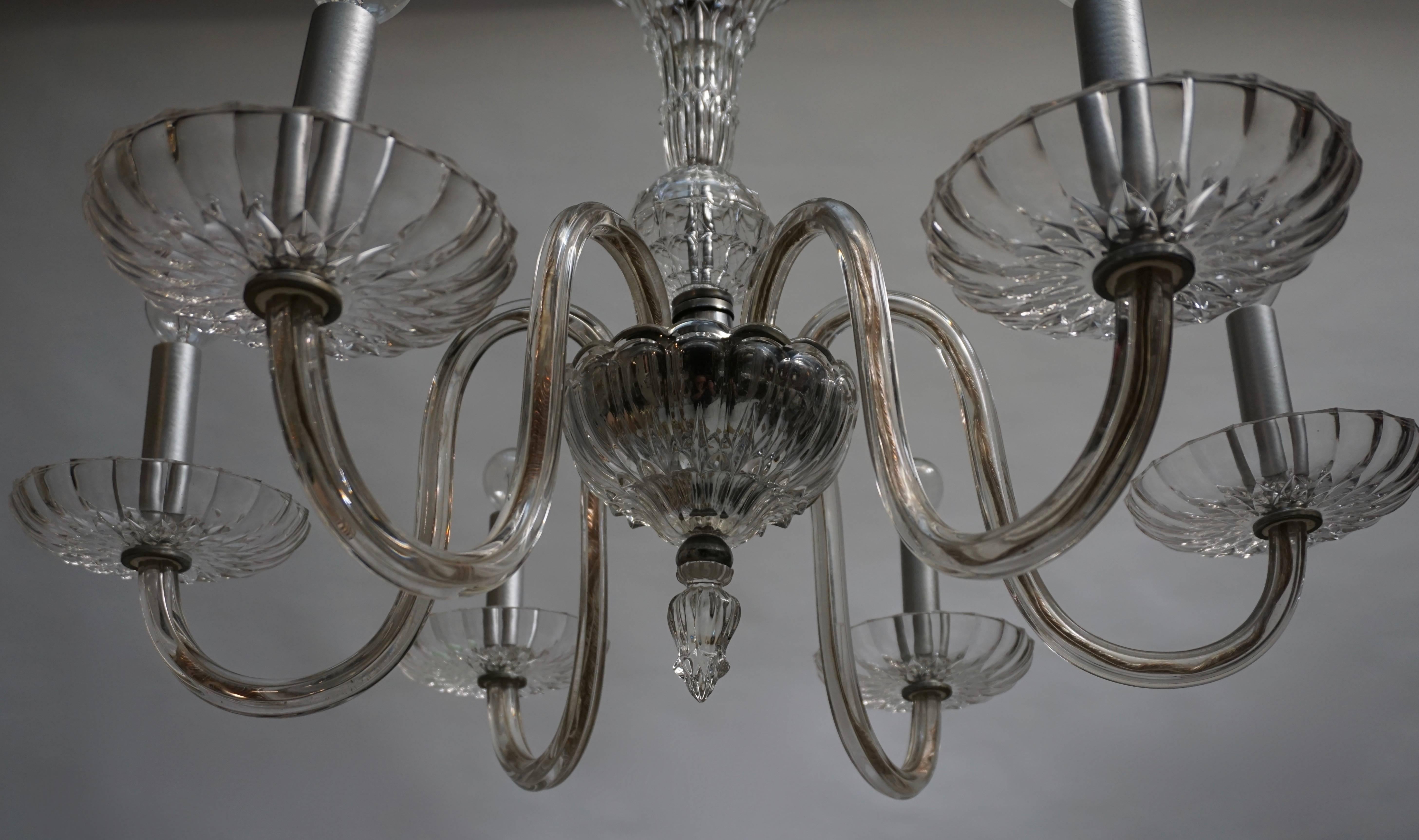 Italian Venetian Glass Chandelier