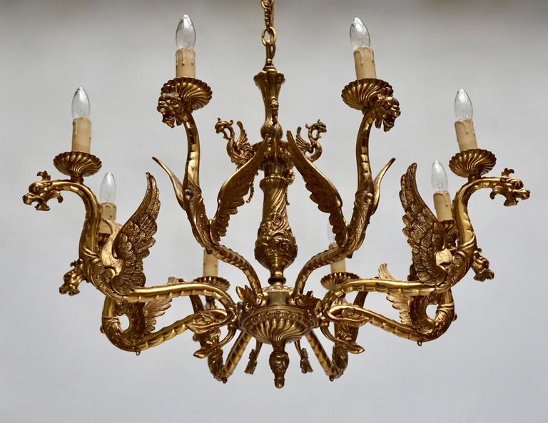 Dragon Chandelier - Bronze Chandelier with Dragons at 1stdibs : You