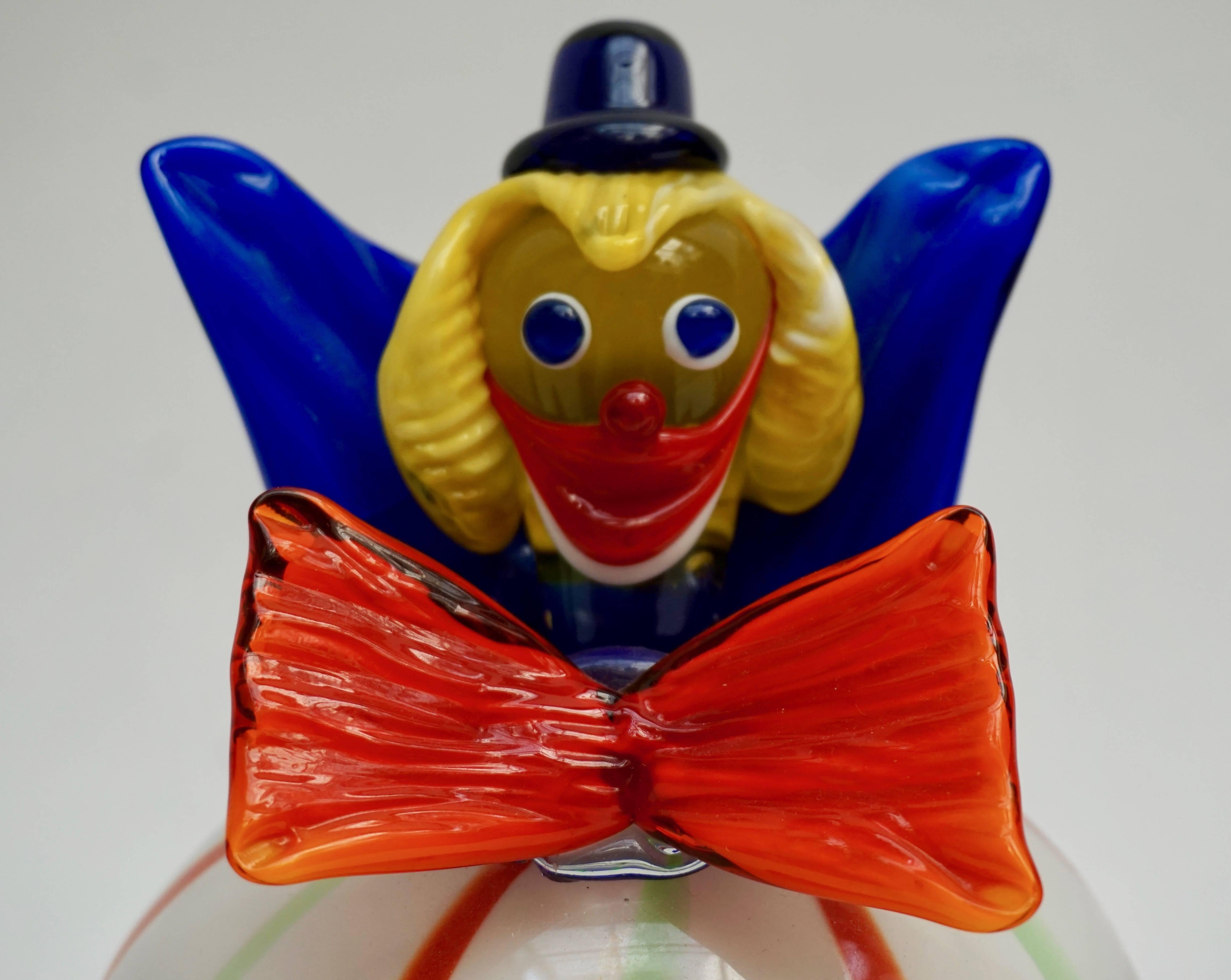 vintage glass clowns value
