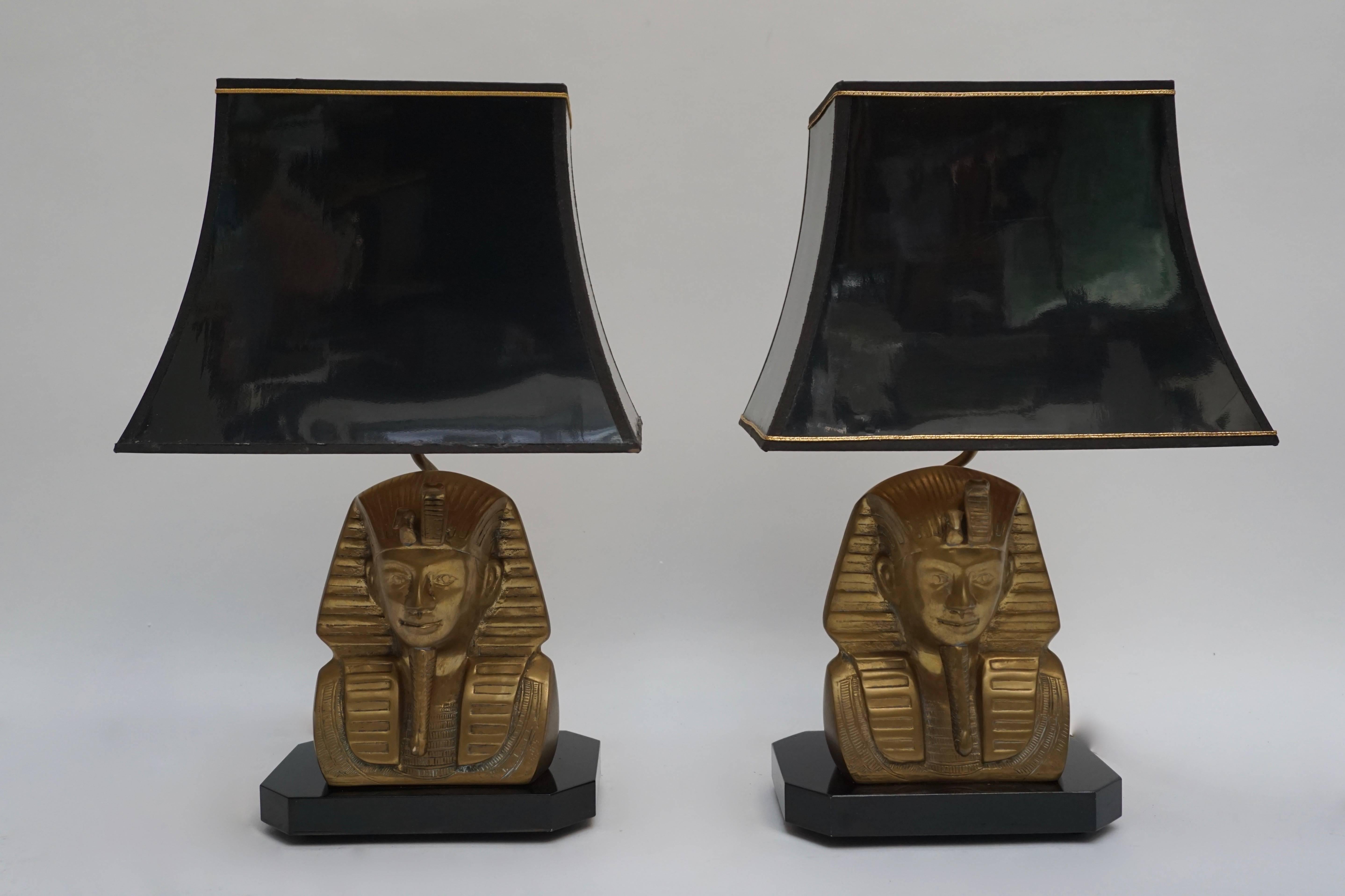 Mid-Century Modern  Brass Table Lamps