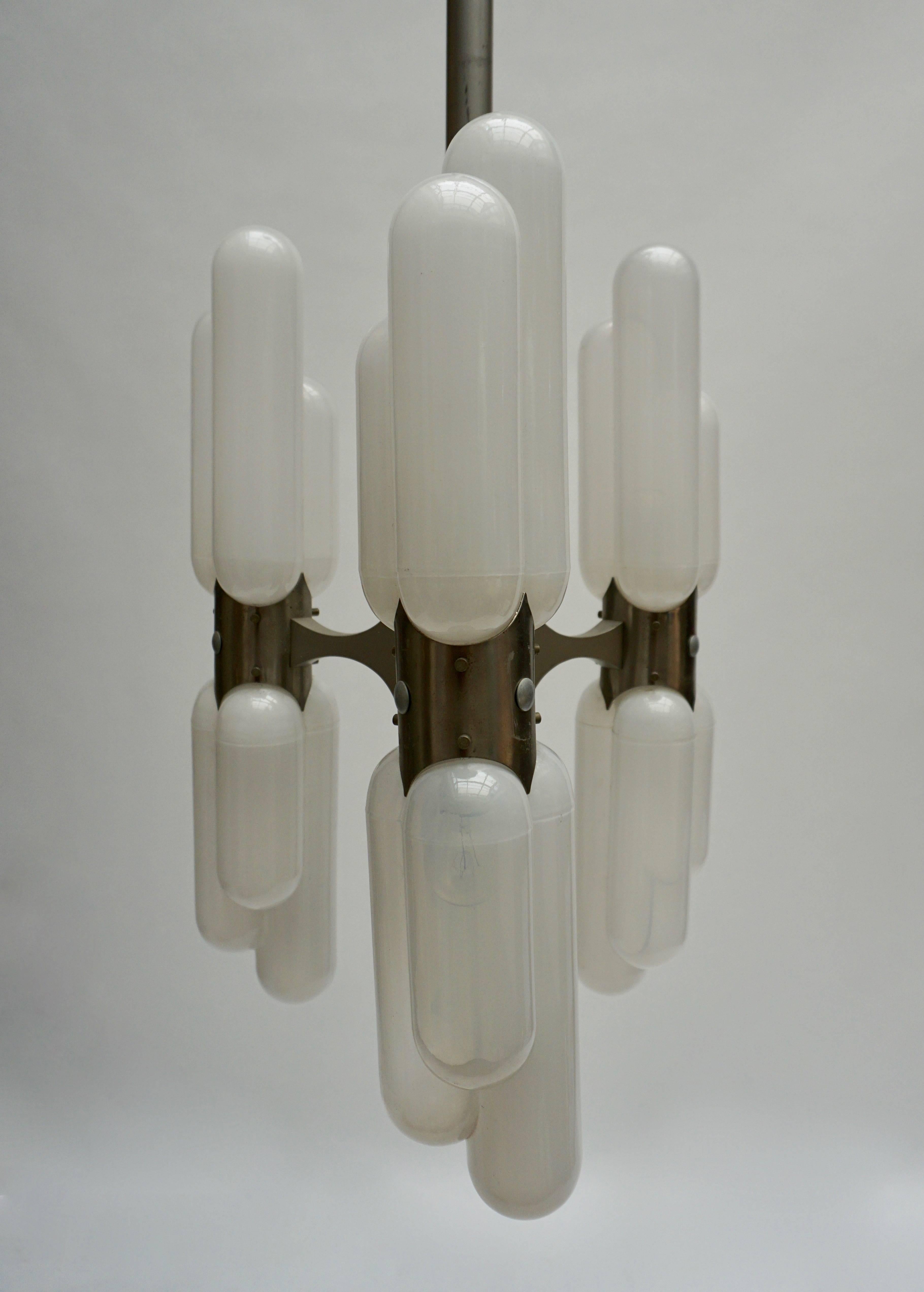 Mid-Century Modern Murano Glass Chandelier by Carlo Nason