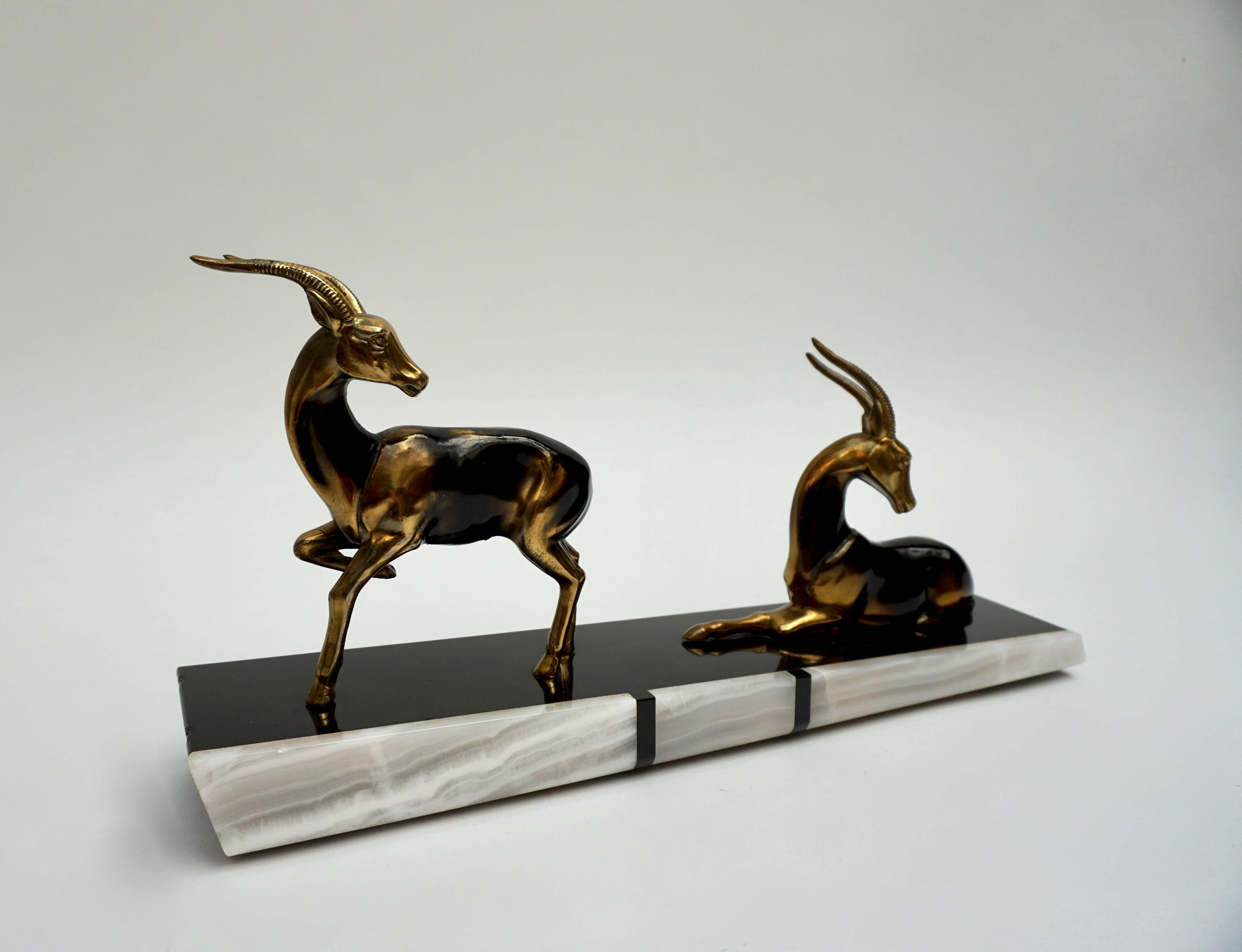 art deco animals