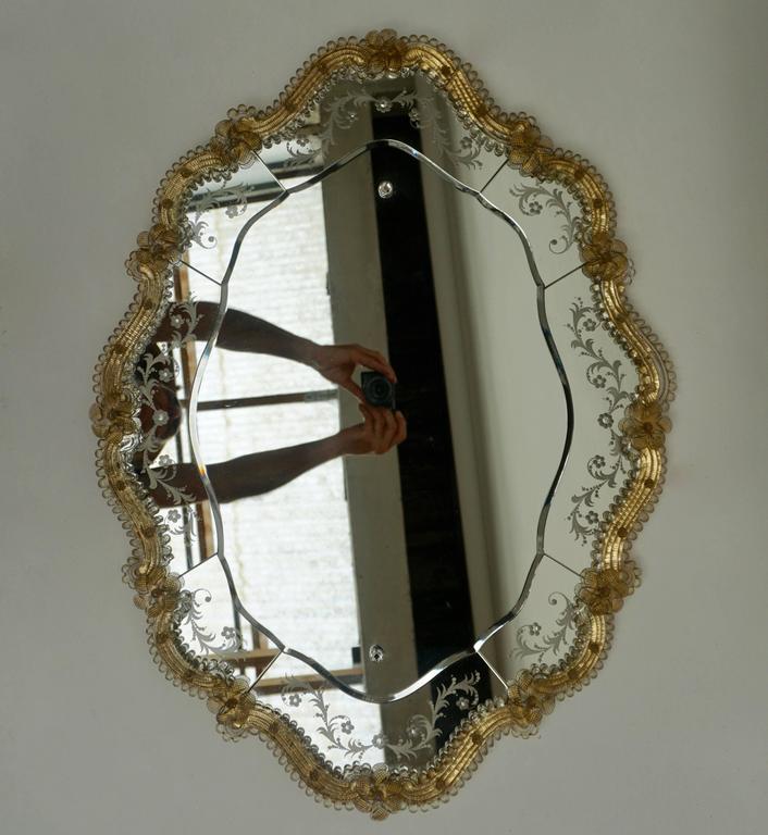 Oval Mirror at 1stDibs