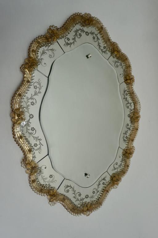 Oval Venetian Mirror For At 1stdibs Oval Venetian Mirror Measure Height 80 Cm Width 60