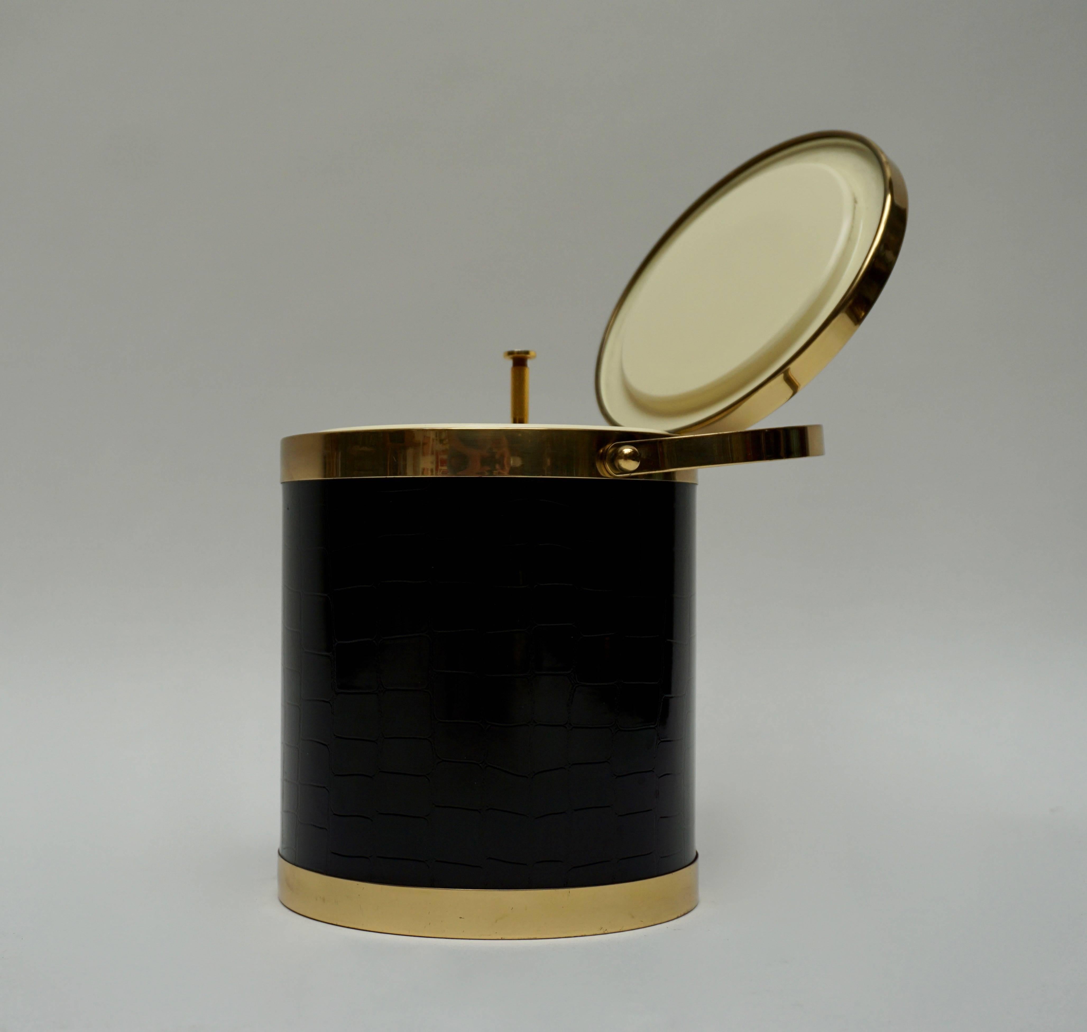 Rare Brass Ice Bucket (Moderne der Mitte des Jahrhunderts)